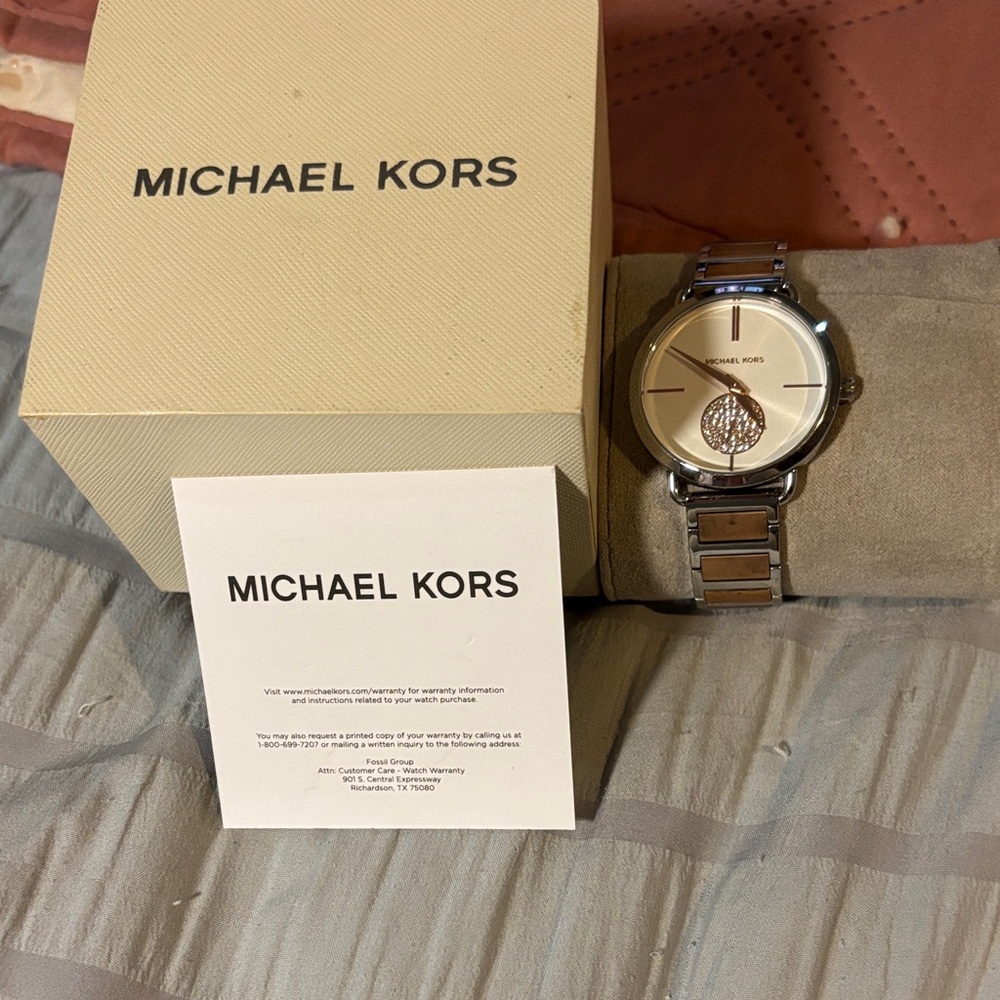 Michael Kors Silver and Gold womens Watch